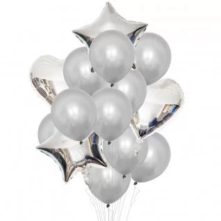 Baloane cu heliu (Silver)
